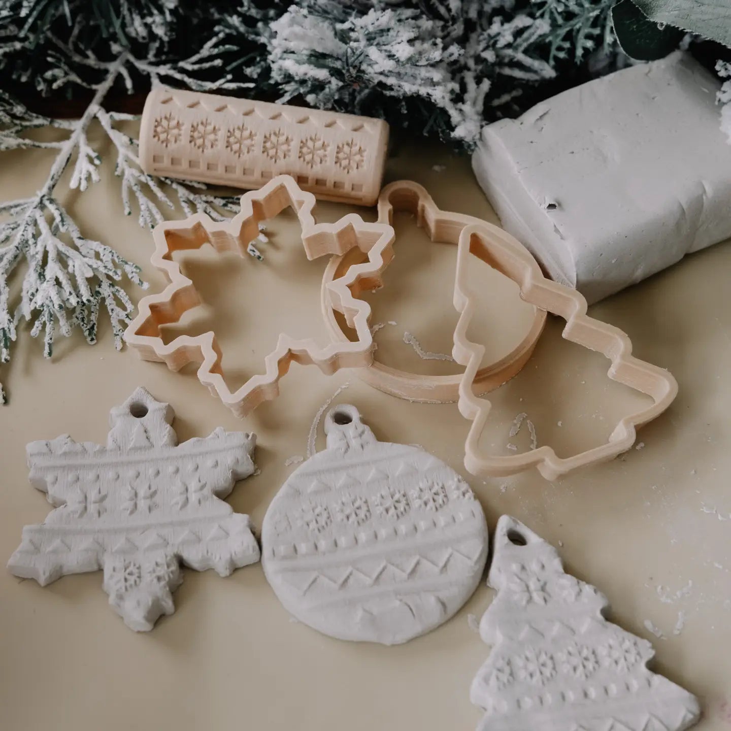 Christmas Ornament Eco Roller & Cutter Set