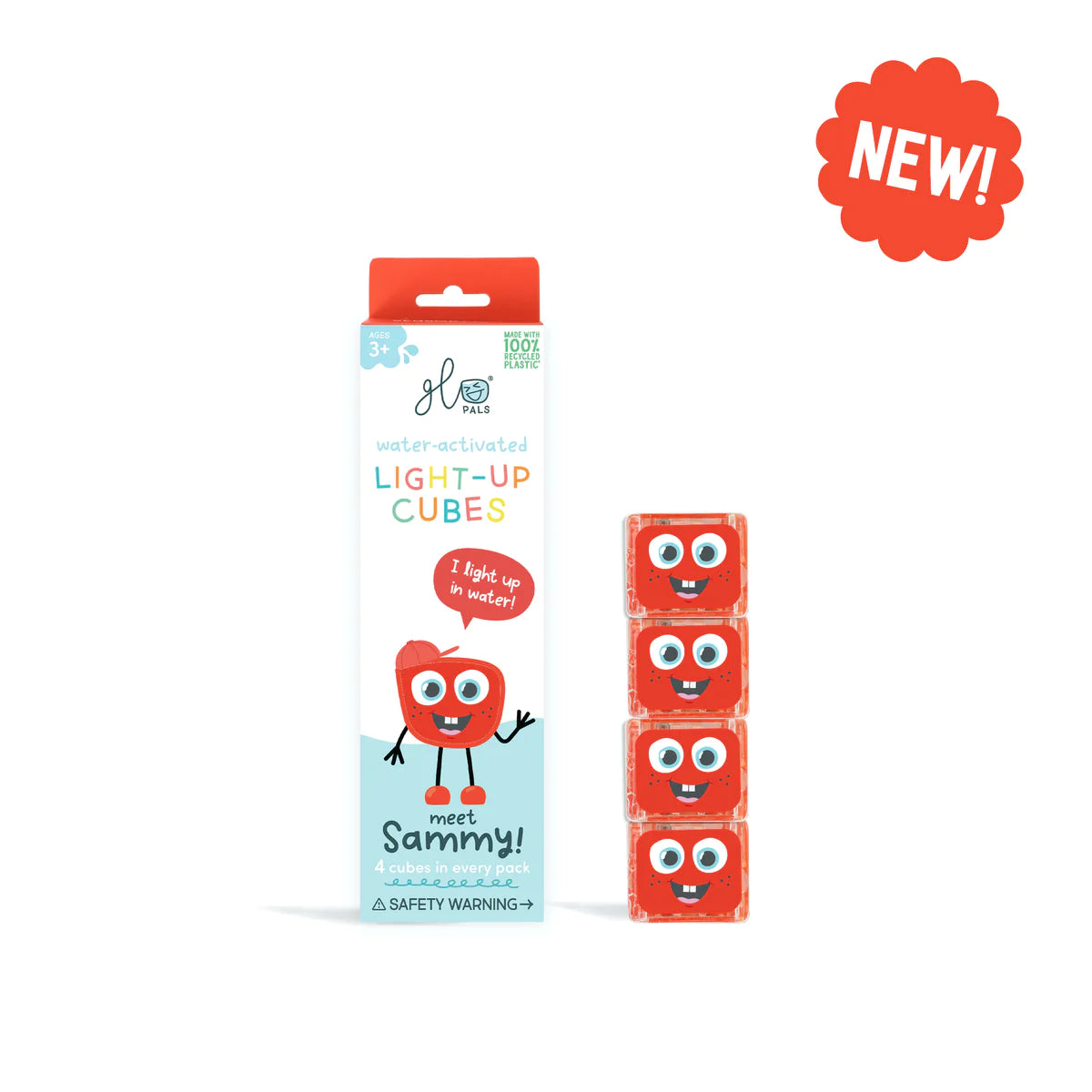 Glo Pal Cube Sammy - Red