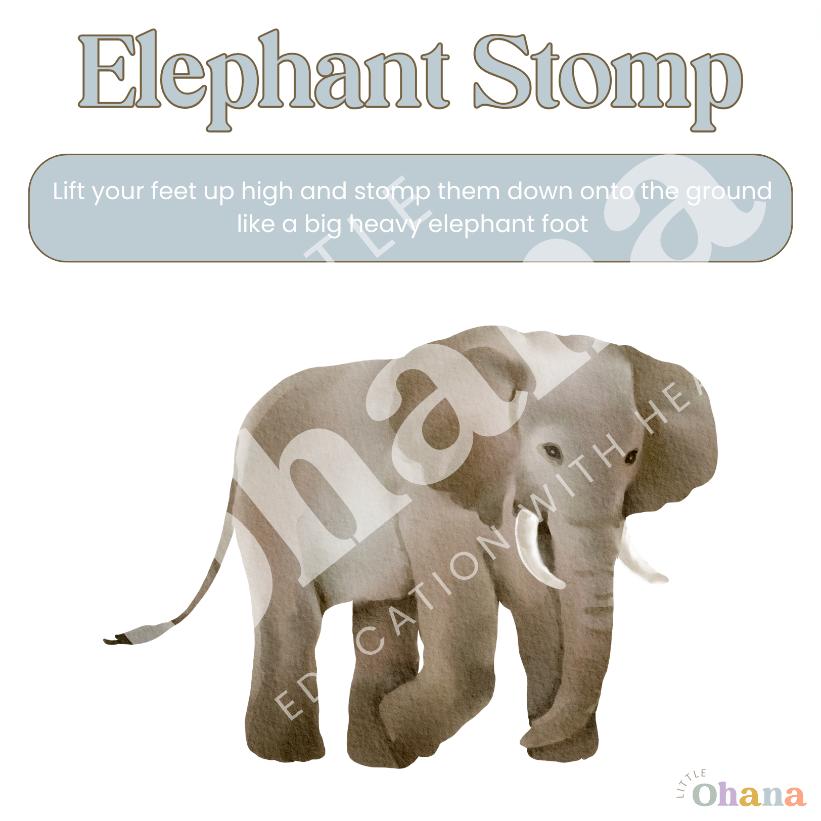 Animal Walks Gross Motor Movement Cards - Downloadable