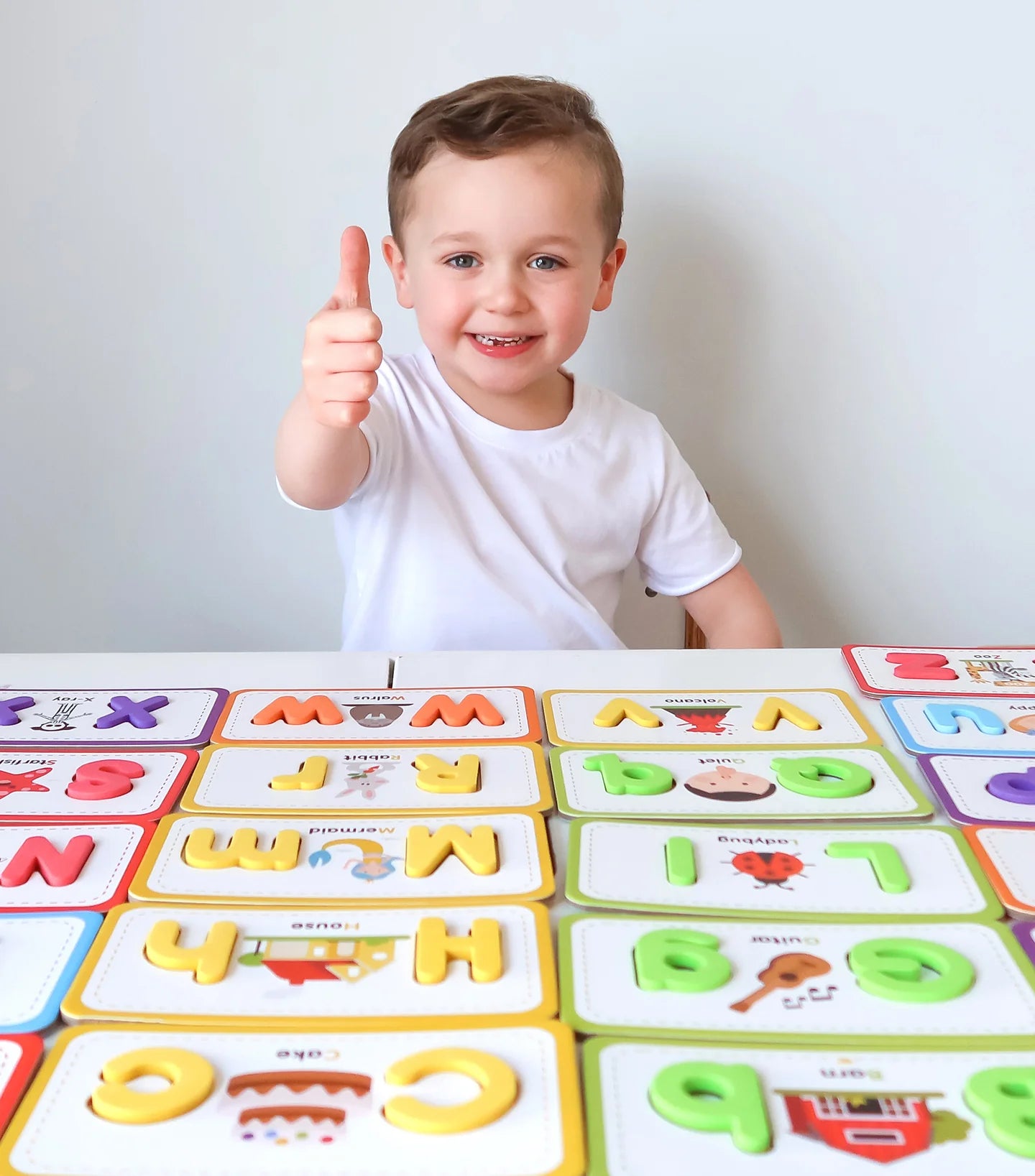 ABC Flashcards + Magnetic Letters