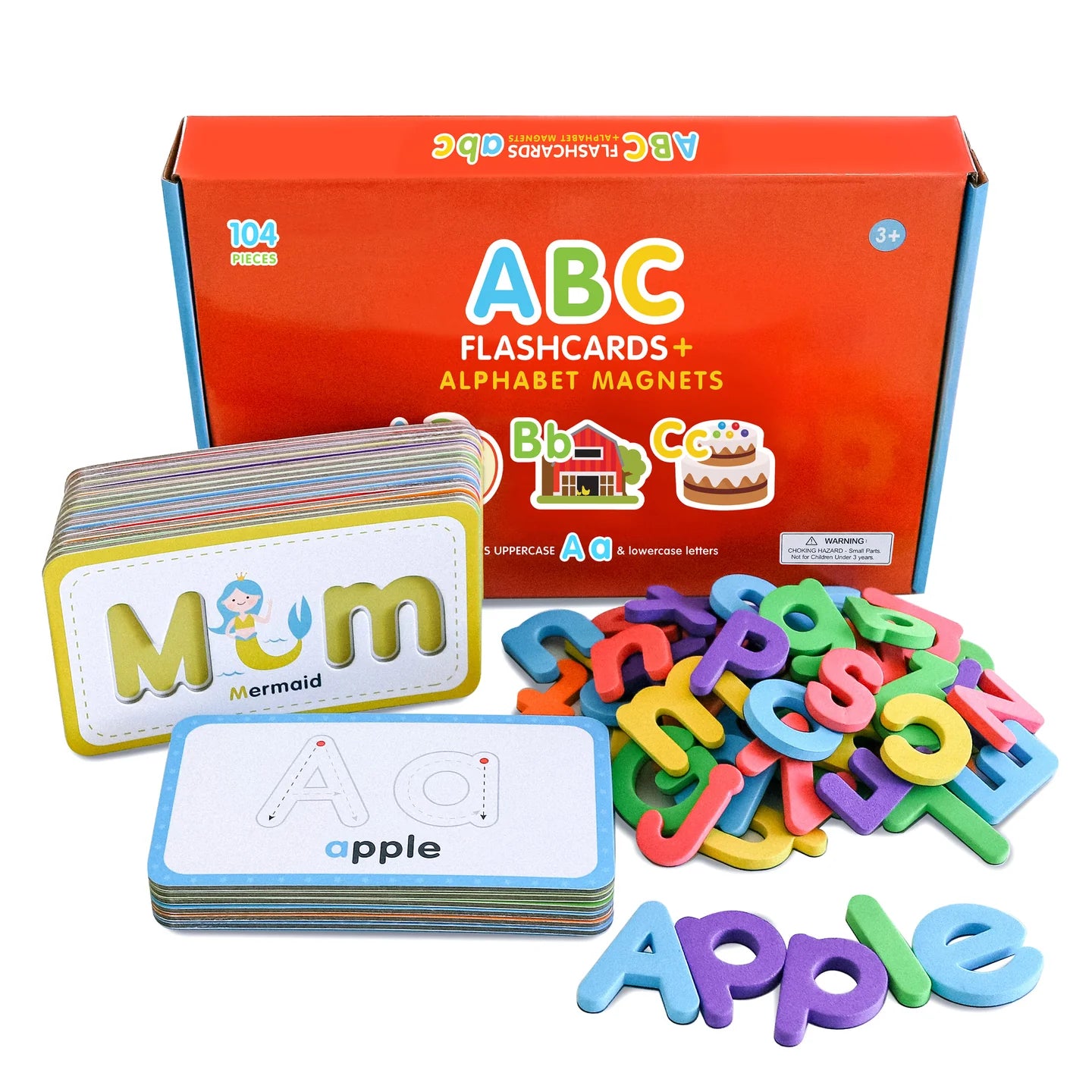 ABC Flashcards + Magnetic Letters