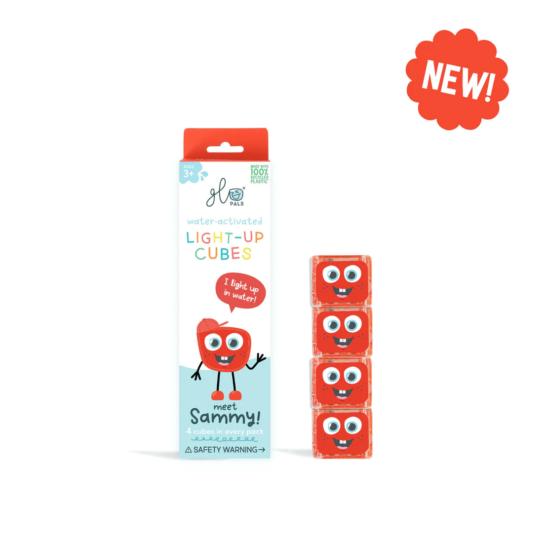 Glo Pal Cube Sammy - Red