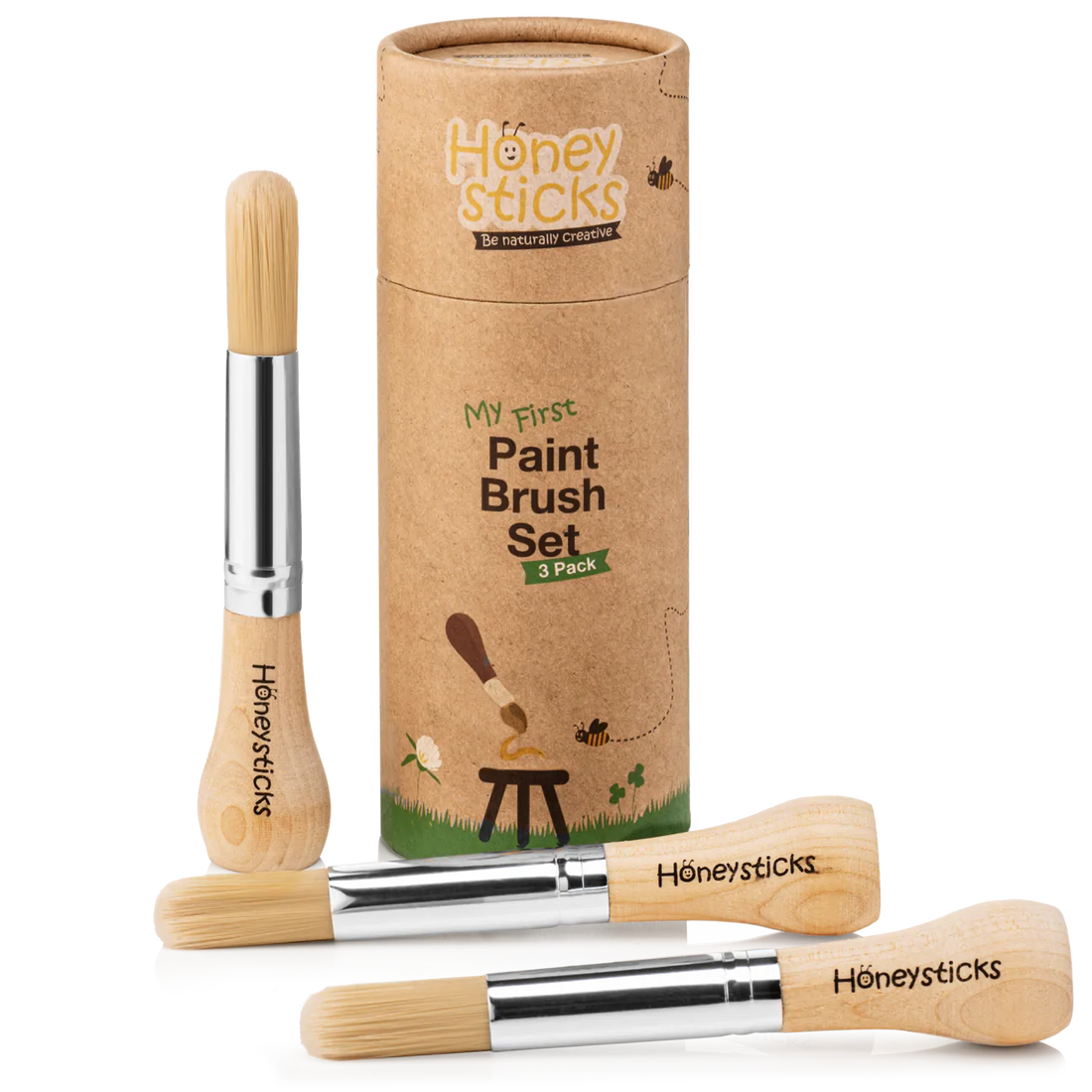 Honeysticks My First Paint Brush Set - 3 Pack