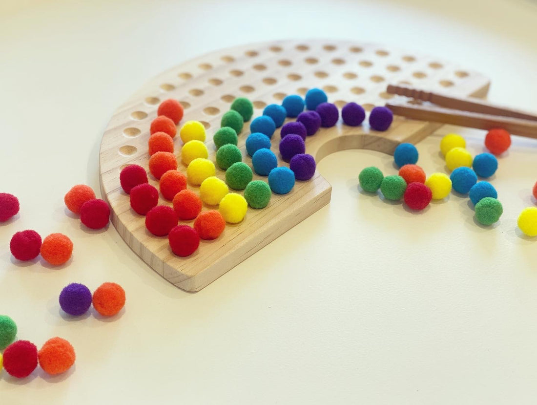 Rainbow Fine Motor Board