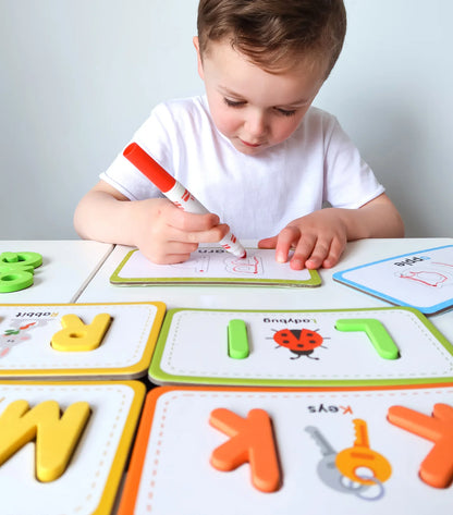 ABC Flashcards + Magnetic Letters