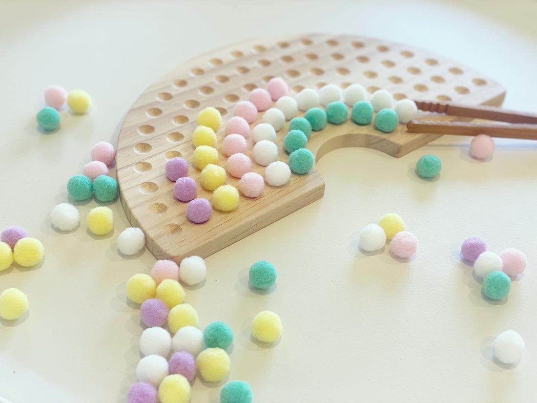 Rainbow Fine Motor Board