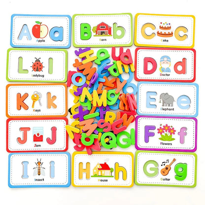 ABC Flashcards + Magnetic Letters