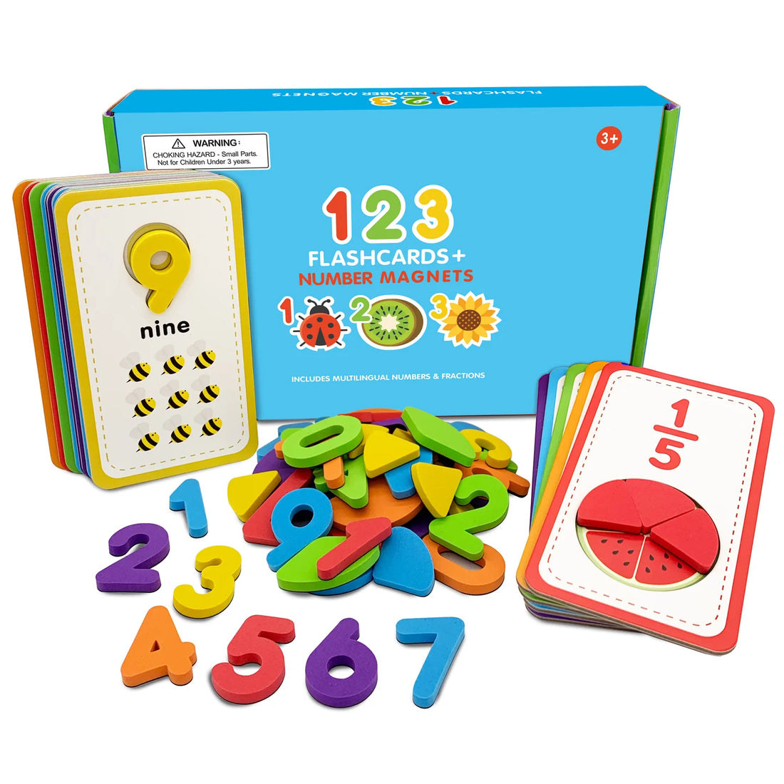 123 Flashcards + Magnetic Numbers