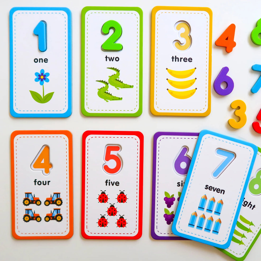 123 Flashcards + Magnetic Numbers