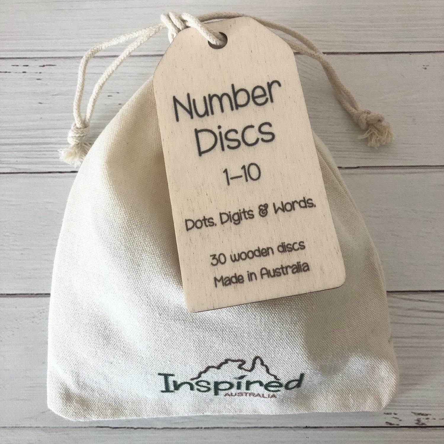 Number Recognition 1-10 Discs